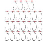 25 Saltwater Fishing Drop Shot Rigs Quick-Install Barbed Hooks With Swivels & Wide Tackle Accessories Drop Shot Fishing Hook