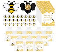 25 Set Employee Appreciation Gifts Bulk Thank You Staff Gift Bee Lapel Pin Bee Badge Organza Bag Thank You Cards Team Gift Inspirational Gifts for Coworkers Teacher Colleagues Bee Party Favours