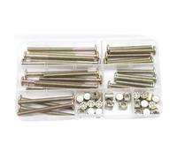 25-Set M6 Crib Screws Replacement Set Hex Socket Cap Bolts Barrel Nut Bed Hardware Furniture Bolts