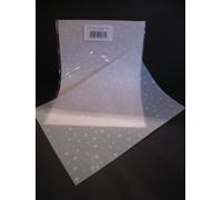 25 Sheets A4 100gsm Printed Vellum White - Hearts Design AM527