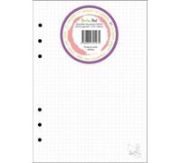 25 Sheets Dodo A5 Squared/Clear 100GSM Clairfontaine-Style Ruled Paper PPRA5 : 210 x 148mm, 8.27 x 5.83" Fits Filofax, Gillio, Kikki K, Paperchase (A5), Van der Spek (Standard) & A5 6-Holed Organisers