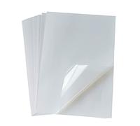 25 Sheets Frosty Clear Printable Vinyl Sticker Paper A4 Size (8.25" x 11.7") Semi-Transparent Waterproof Sticker Paper for Inkjet/Laser Printer