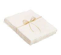 25 Sheets Handmade Paper A5,4 x 6 inch Watercolour Paper,Textured Papers,Deckled Edge Papers,Colored Cold Press Textured Paper for Watercolors,Wedding Invitations,Cards,Crafts