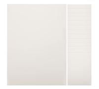 25 Sheets Water Soluble Colored Lead Paper Water Soluble Paper Writing Kids Dissolving Art Drawing Dissolvable Thick Blotting Loose Canvas for Painting White