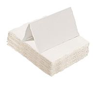 25 Sheets Watercolor Paper Cards, Folded 3.5 x 2 in, 300 GSM, Deckle Edge
