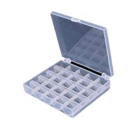 25 Slots Empty Bobbins Spools Box Sewing Machine Bobbin Case Covers Sewing Craft Plastic Case Storage Box For Sewing Machine Attractive design