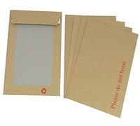 25 Small A5 C5 Size Strong Hard Board Backed Envelopes 'Do Not Bend' Peel + Seal - 162 x 229mm / 6.5 x 9" Rigid Postal Packing Mailing Shipping Postage Posting Self Seal Packaging Mailers