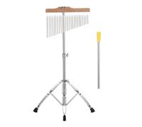 25 Solid Aluminum Bar Chime Wind Chimes with Adjustable Stand, Ideal for Kids' Musical Education for Shop or Home
