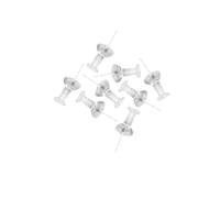 25 TIGER Essentials Clear Push PINS