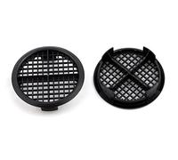 25 Timloc Black Plastic 70mm Round Soffit Air Vents