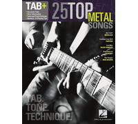 25 Top Metal Songs - Tab. Tone. Technique. Book [Softcover] Guitar Hal Leonard
