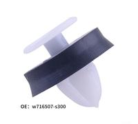 25 Trim Arch Wheel Clips Exterior Sealer - Nylon Body Moulding Fasteners for Fixing with Panel Retainers Automotive Trim W716507s300