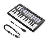 25 Velocity Sensitive Key USB Keyboard Controller 8 RGB Backlit Pad LED Display Electronic Keyboard Keyboard Piano for Beginner