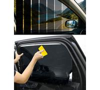 25% VLT Car Window Tint Solar Film 6 Metre Roll - Professional Self-Adhesive Auto & Home Glass | Limo Black Privacy + High UV Block | Includes Installation Tool Kit