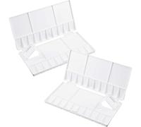 25-Well Folding Watercolor Palette - Acrylic Paint Mixing Tray with 5 Mixing Areas for DIY Crafts, Art Classes, and Painting Projects - Perfect for Beginners, Adults, and Professional Artists