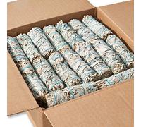 25 White Sage 4" ~ Sage Smudge Sticks for Smudging & Cleansing Energy ~ Bulk/Wholesale ~ Sustainably Grown (25 Pack)