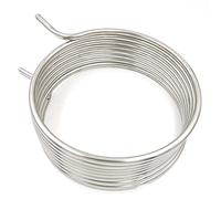 25' x 1/2" Stainless Steel 12" Diameter Hot Liquor Tank Wort Chiller