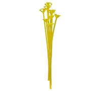 25 x 1 Piece Child Safety Balloon cup and stick holder. (best option instead of helium) (Yellow, QTY: 25)