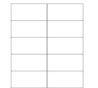 25 x 10 Labels per Sheet A4 White Self Adhesive Address Shipping Mailing Labels, Sticky Back Printing Sticker, Laser/Inkjet Printers and Copier Size 99mm x57mm