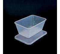 25 X 1000ml Microwave Plastic Food Containers with Lids- Dishwasher Safe/Freezer/Microwave