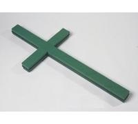 25" x 13" cross oasis floral foam funeral tribute