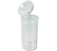 25 x 13 Drams Pop Tops vials 50ml Storage containers Herbs & Medicine Container, Squeeze containers (Clear)