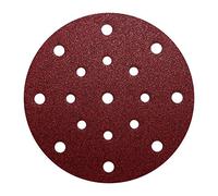 25 x 150mm Sanding Discs Sandpaper 17 Holes Pads GLS51 (Grit 100)