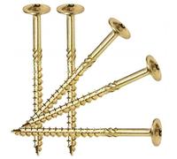 25 x 200mm Wood Screws Timber TORX Wafer Head for Decking Sleeper Railway Long Connector