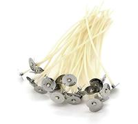 25 x 30mm / 3cm Long Pre Waxed Wicks For Candle Making with sustainer`s