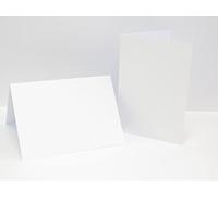 25 x A6 Smooth White Greeting Card Blanks 300gsm JLH268
