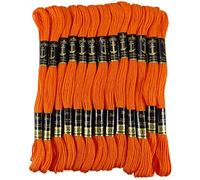 ANCHOR 25 x Stranded Cotton Cross Stitch Hand Embroidery Thread Floss Skeins-Orange