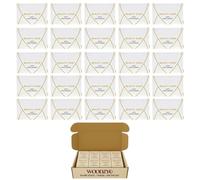 25 X Beauty Guest Soap with Moisturisers - Supplied in a WoodzyCo Sustainable Recyclable Box
