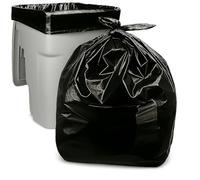 25 x Black Heavy Duty Compactor Bags 120L - 22x33x47 Inch Strong Recycled Refuse Sacks | Extra Large Strong Bin Liners for Commercial, Industrial & Household Waste