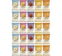 25 x Borders Biscuits Mini Mixed Flavour Packs - Contains 5 Flavours Cookies Assortment