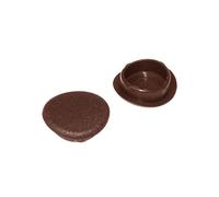 25 x Brown Envirotile Screw Cover Cap for Ridge to Apex Cover