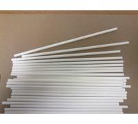 25 x Carlton 178mm (7") White Paper Lollipop Sticks Cake Pops Craft Sticks