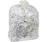 25 x Clear 90L Heavy-Duty (40 Micron / 160 Gauge) 100% Recycled Alina Coloured Refuse Sack/Polythene Dustbin Liner/Plastic Bin Bag / 90 Litre Garbage Bag