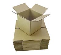 25 x Cube Mailing Boxes for Crafts and DIY Projects | Ecofriendly and Reusable | Gift Packaging Shipping Storage Postal Parcel Cardboard Boxes (3x3x3"/75x75x75mm)