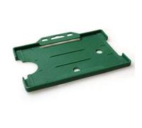 25 x Dark Green Recyclable ID Card Holders Badge Holders, Evohold, Made in Britain