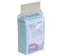 25 x Disposable Bed Pads - 1400ml Absorption Waterproof Incontinence Protector for Bed or Chair - Measure 90 x 60cm mysmartbuy Blue One Size