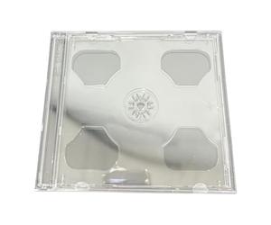 25 x Dragon Trading Clear Double CD DVD Blu Ray Disc Cases - Holds 2 Discs Securely - Standard Jewel Cases for CD, DVD & Blu-ray Storage - Replacement Music Disc Cases - Pack of 25