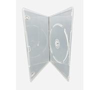 25 x Dragon Trading Single Clear Slim DVD CD BLU RAY Disc Cases With a 7mm Spine and Outer Sleeve For The Artwork Inlay. Store All Disc Formats Safely.