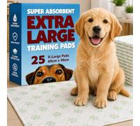 25 x Drylife Super Absorbent Extra Large Dog/Puppy Training Pads - 60cm x 90cm
