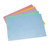 25 x Foolscap 310gsm Document Wallets Pastel Colour Large A4 Paper File Folders