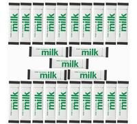 25 x Long Life Semi Skimmed UHT Milk Stick Sachets - 10ml Single Portions - No Fridge Needed - Ideal for Tea, Coffee, Travel, Offices, Hotels & On-the-Go - WoodzyCo Exclusive