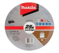 25 X Makita E-03006 Cutting Cut Off Wheels 230mm 9" For Dce090 Disc Cutter