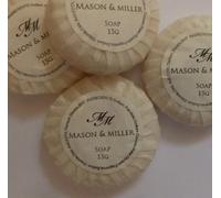 25 x Mason & Miller Tissue Pleated Guest Soaps