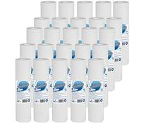 25 x Melt-Blown 5 Micron Polypropylene 10” x 2.5" Filter Cartridge for Sediment Absorption of Sand, Silt, Rust and Suspended Particles from Potable Cold Water