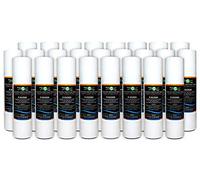 25 x SP10M05 - FilterLogic 10” Slimline Spun Poly Sediment Water Filter 5 Micron fits All Standard housings - Whole House Filters, Reverse Osmosis Systems and Aquarium Filters, Removes:Sediment, Rust