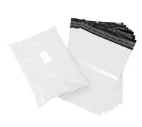 25 x Strong White Large Postage Poly Mailing Bags 17" x 24" - 430x600mm